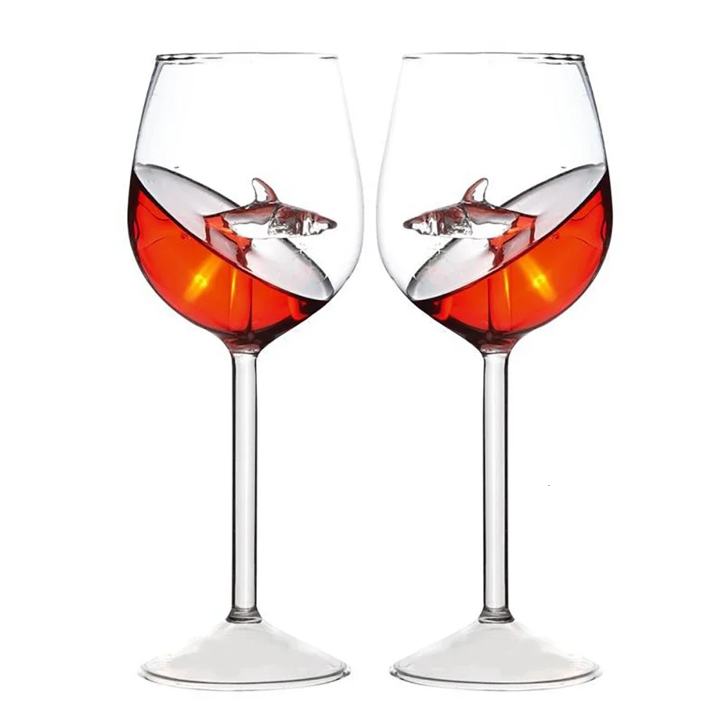 Glow In The Dark Party Glasses - Shark Wine Glasses Cup European Red
