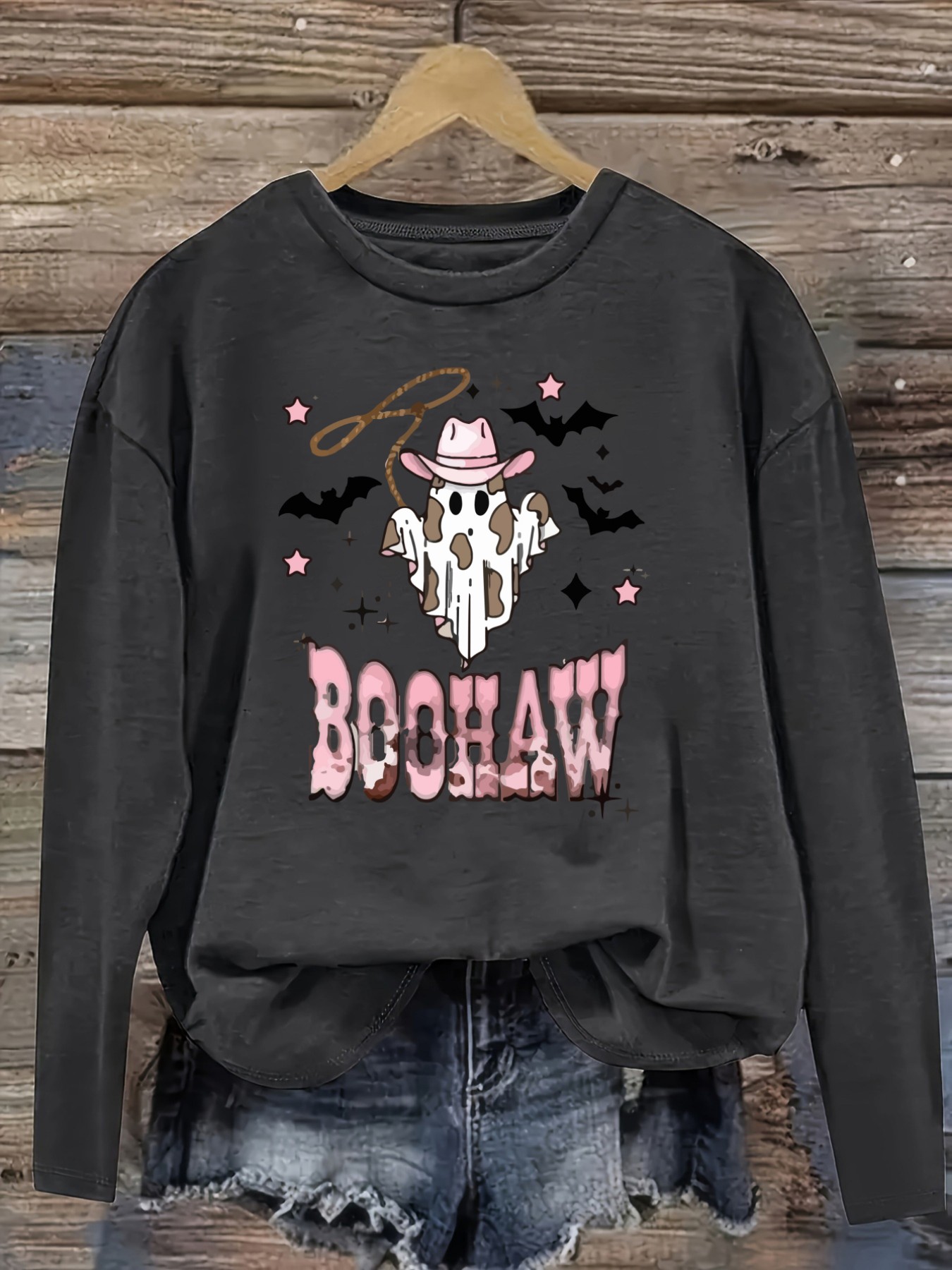 Women's Casual Long Sleeve Cre - Costumes 评论和价格