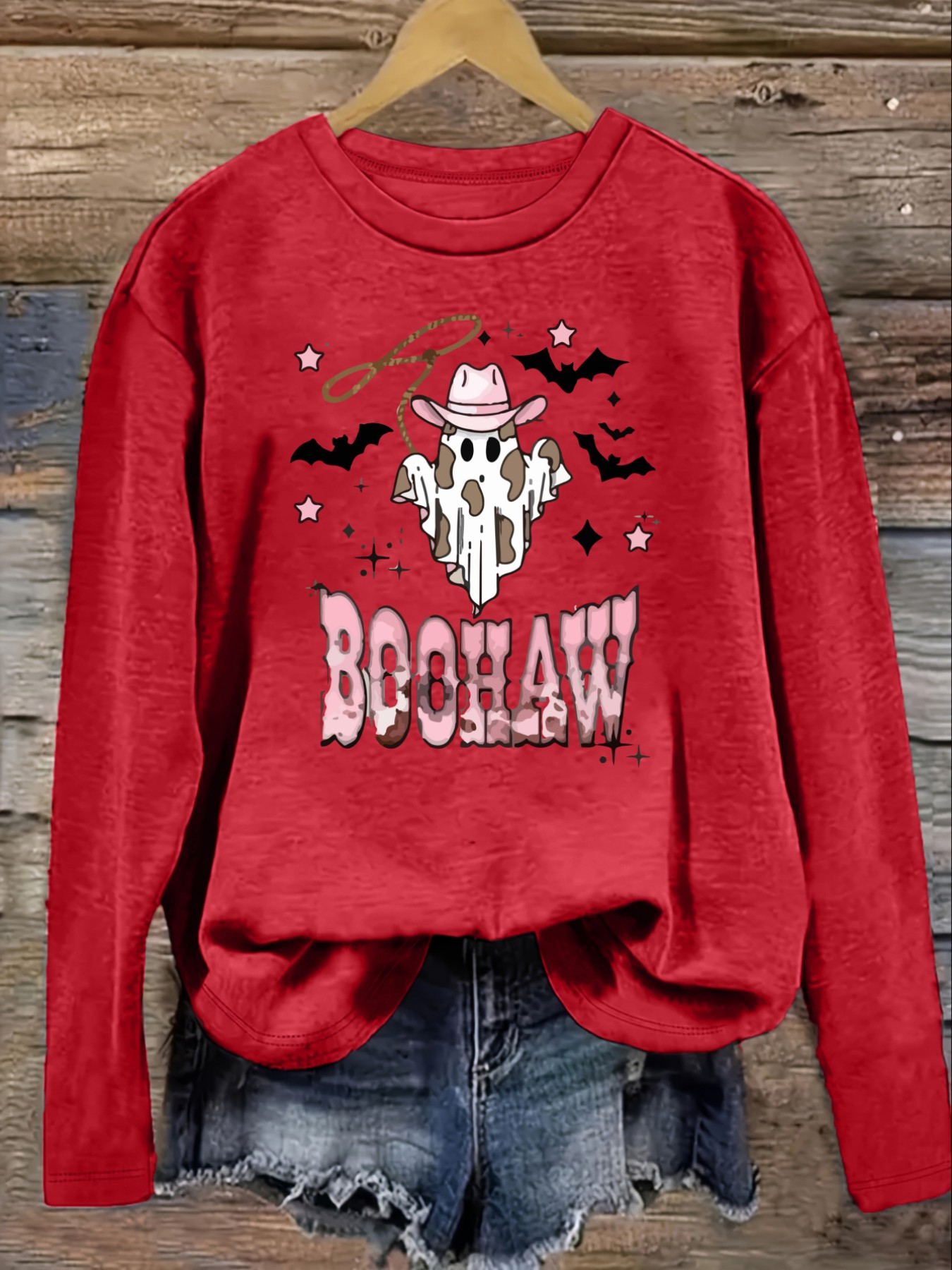 Women's Casual Long Sleeve Cre - Costumes 评论和价格