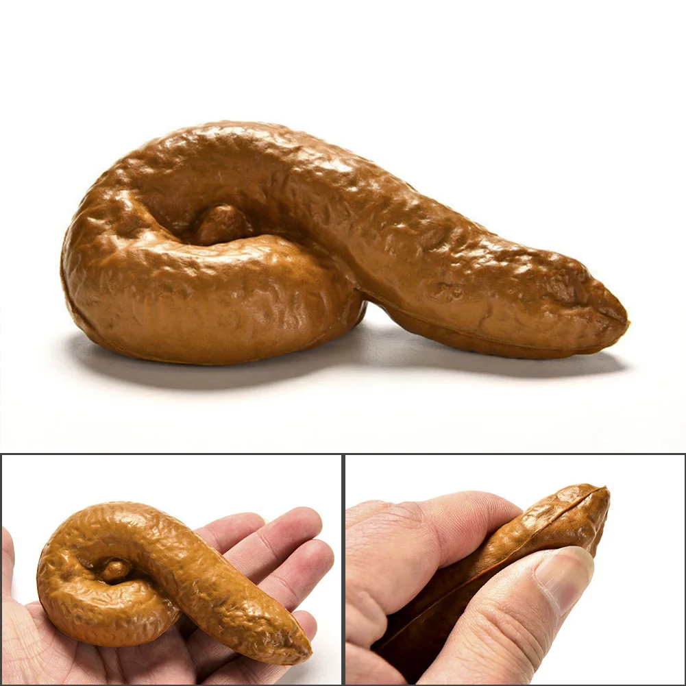 3pcs Realistic Soft Fake Dog P - Fake Poop Gag Gift 评论和价格