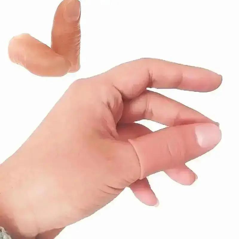 5Pcs/Set Hot Fakes Soft Thumb  - Thumb Tip Magic Trick Set 评论和价格