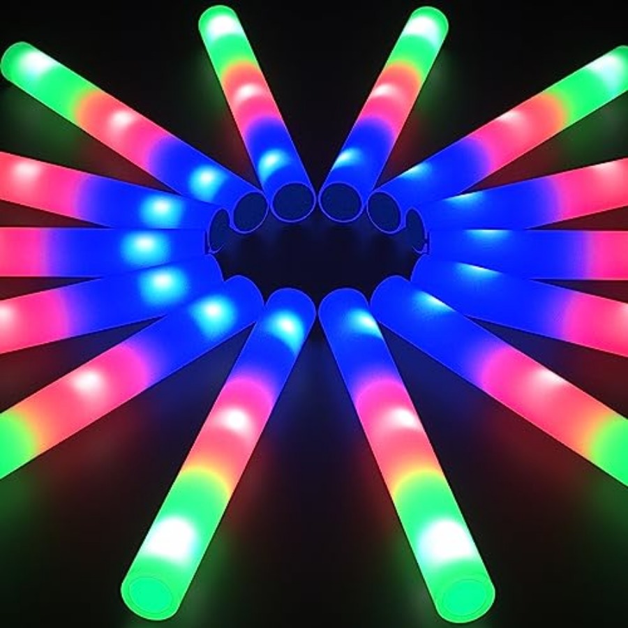 Pcs Foam Glow Sticks Bulk Part - Flashing Led Foam Sticks Party 评论和价格