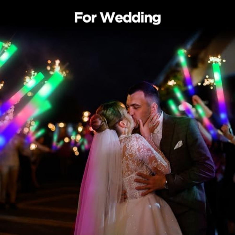 Pcs Foam Glow Sticks Bulk Part - Flashing Led Foam Sticks Party 评论和价格
