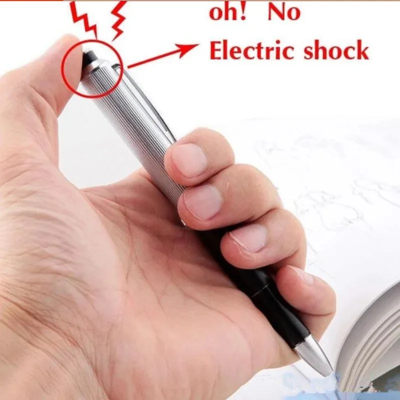 1Pcs Creative Electric Shock P - Shock Pen Prank Toy 评论和价格