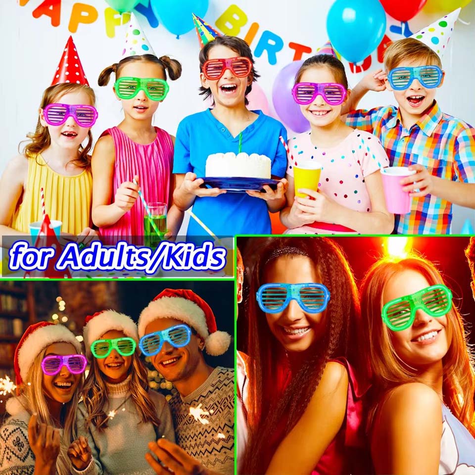 5-50 Pcs Light Up LED Glasses  - Glow In The Dark Party Glasses 评论和价格