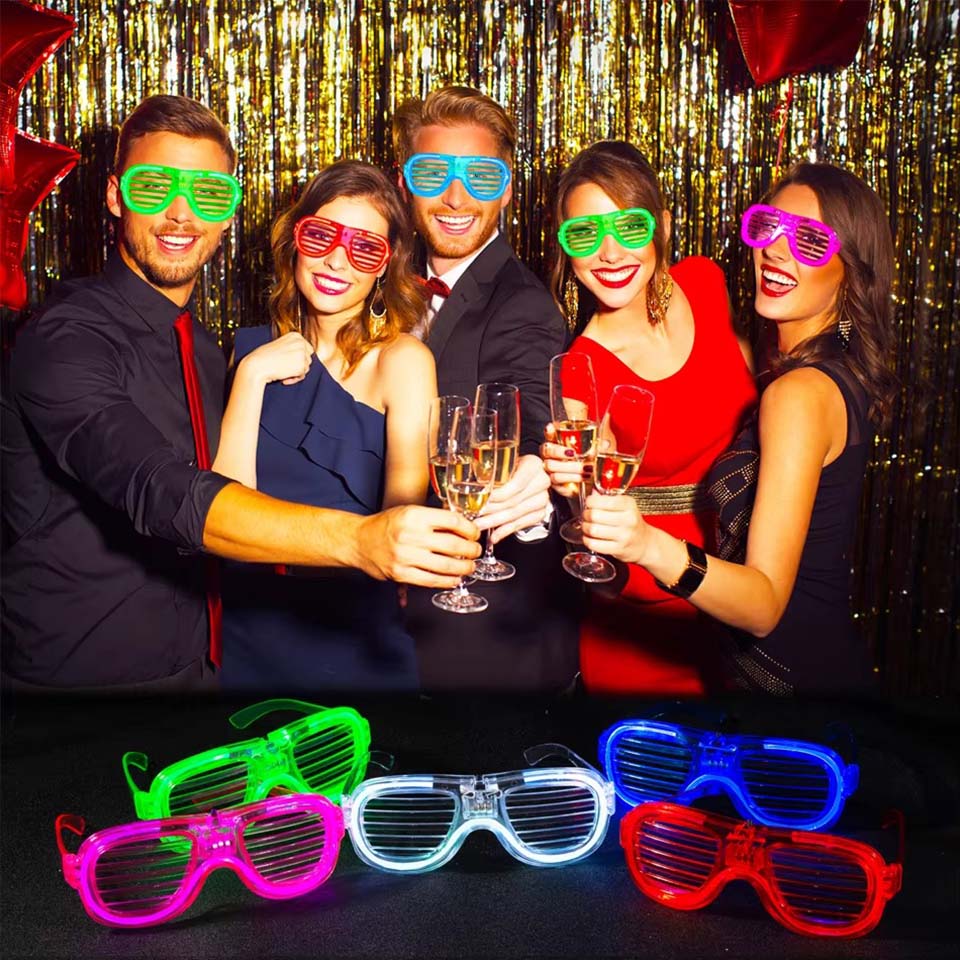 5-50 Pcs Light Up LED Glasses  - Glow In The Dark Party Glasses 评论和价格