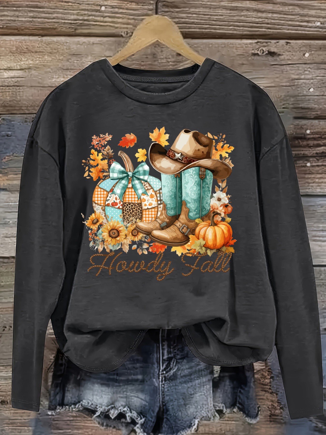 Women's Casual Long Sleeve Cre - Costumes 评论和价格