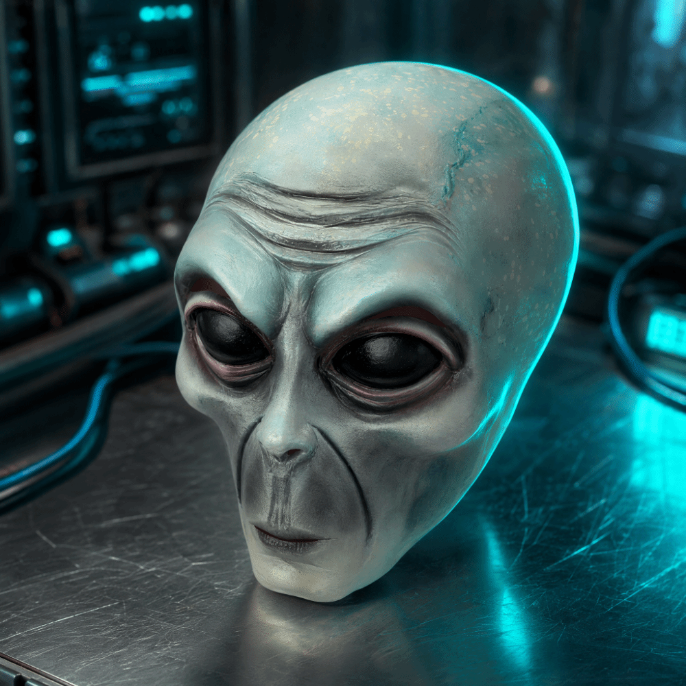 Latex Material Alien Mask Full - Latex Alien Mask Realistic 评论和价格