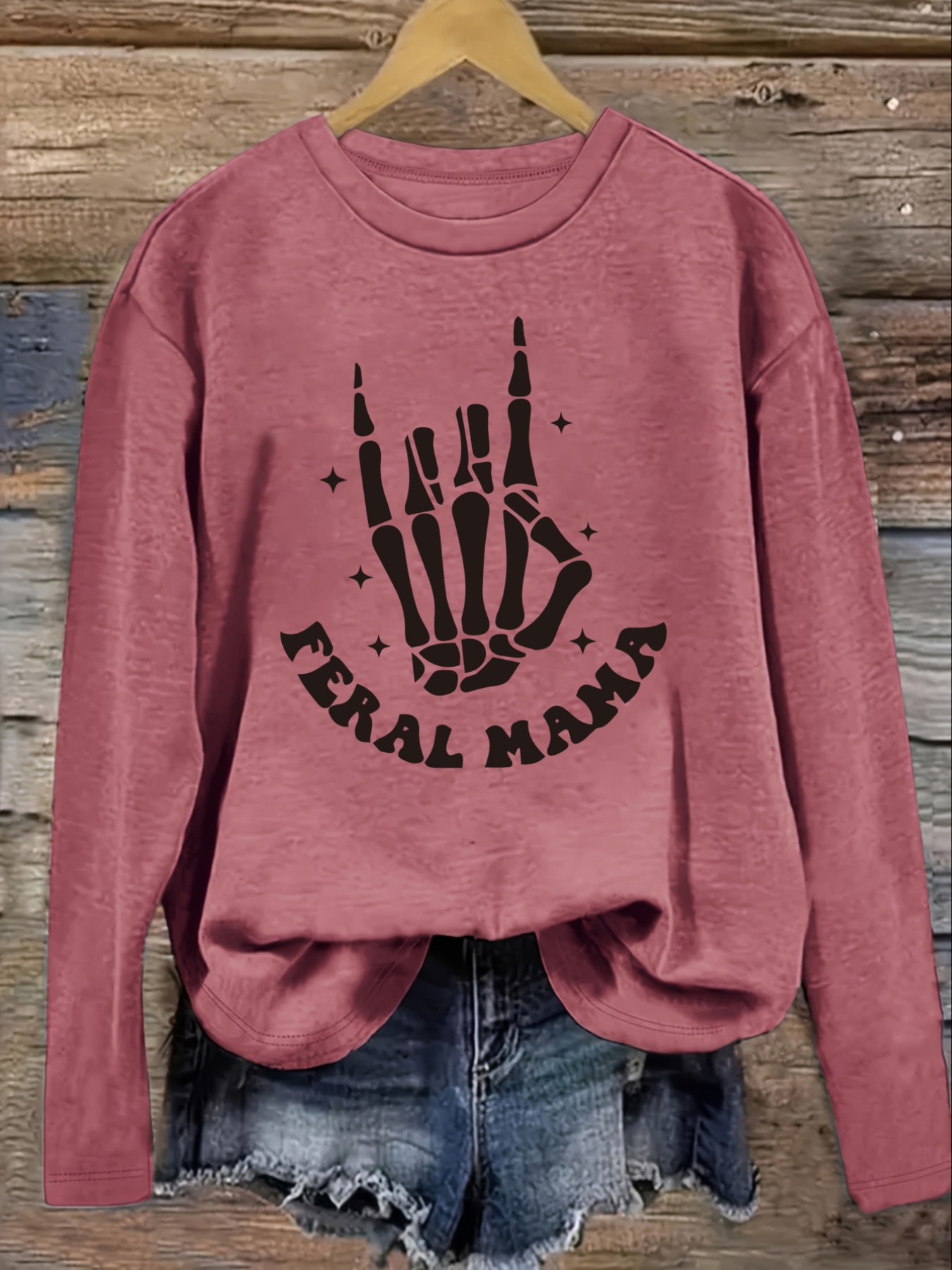 Women's Casual Long Sleeve Cre - Costumes 评论和价格