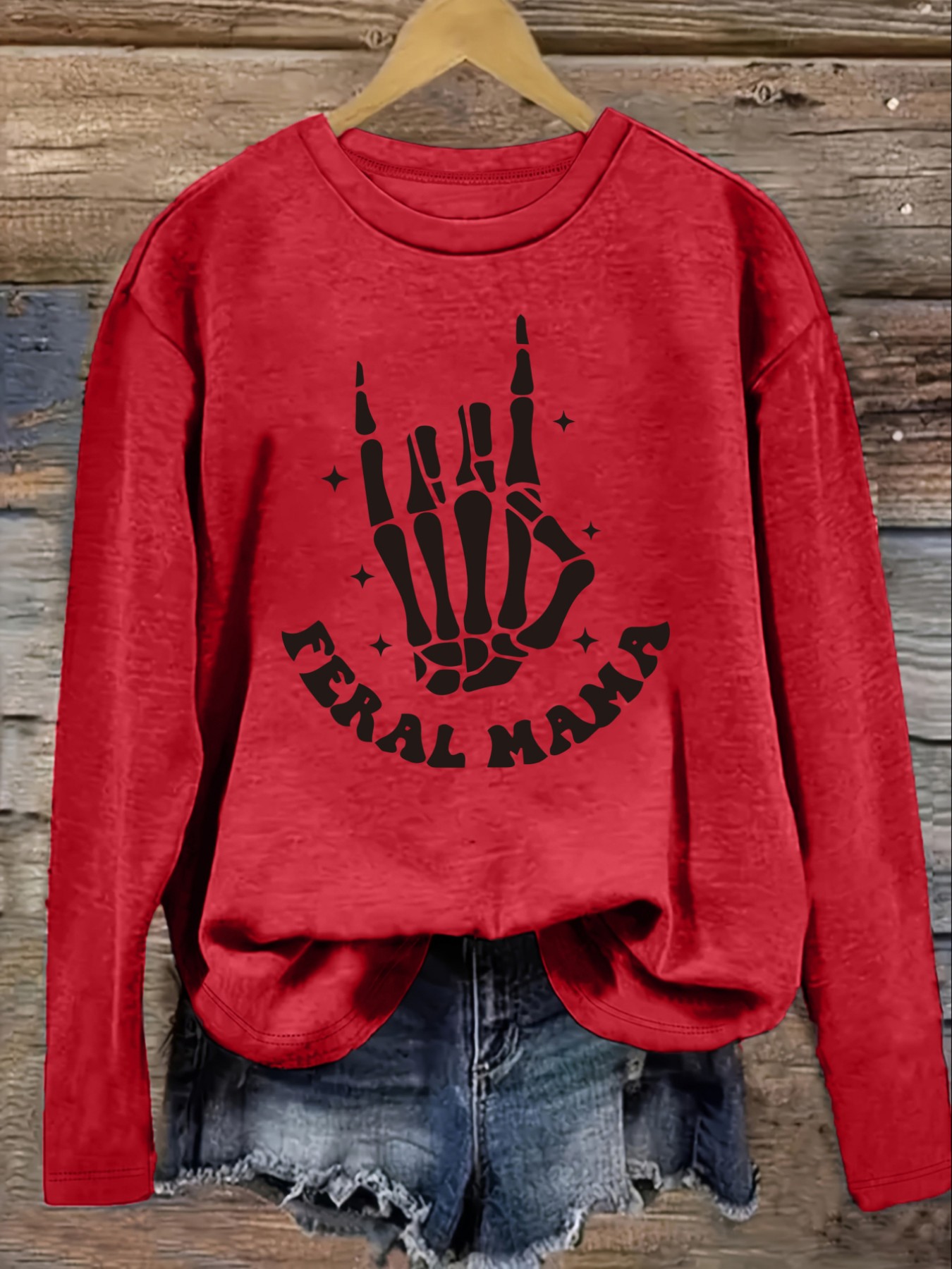 Women's Casual Long Sleeve Cre - Costumes 评论和价格