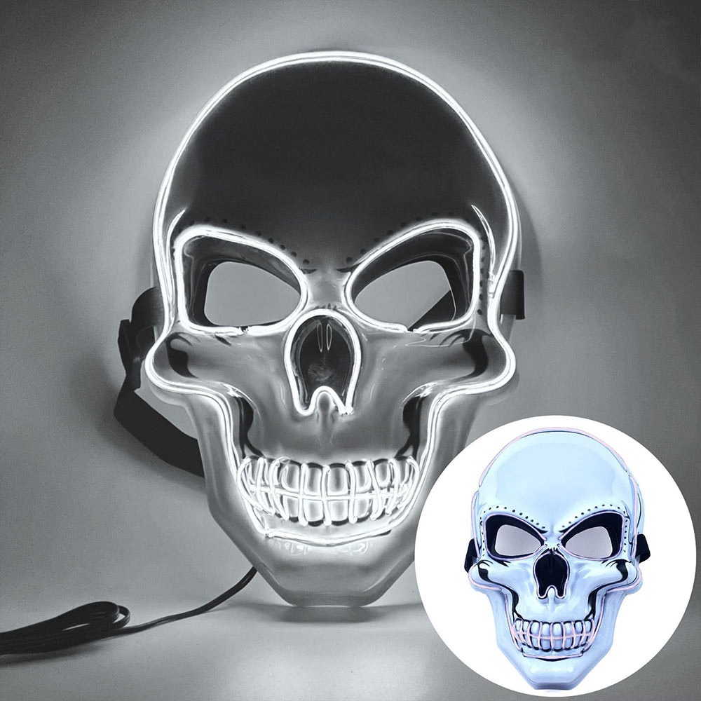 Fashion Horror Halloween Skull - Led Purge Mask Halloween 评论和价格