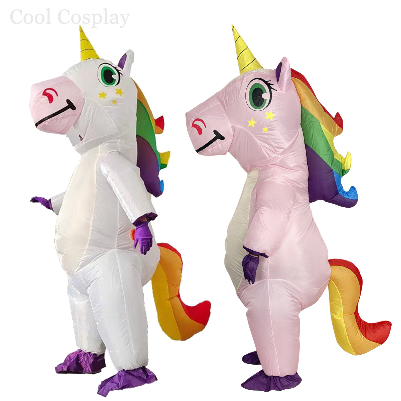 Adult Unicorn Dinosaur Rabbit  - Inflatable Dinosaur Costume Adult 评论和价格
