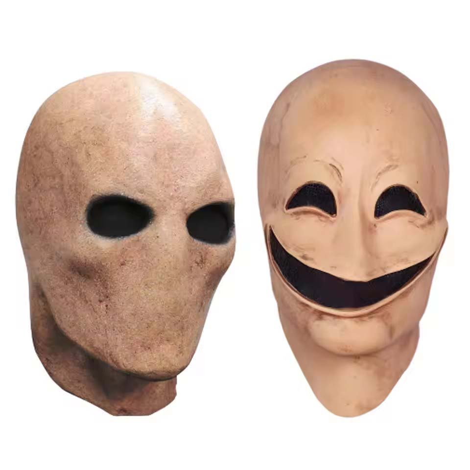 Faceless&Smile Man Halloween S - Latex Alien Mask Realistic 评论和价格