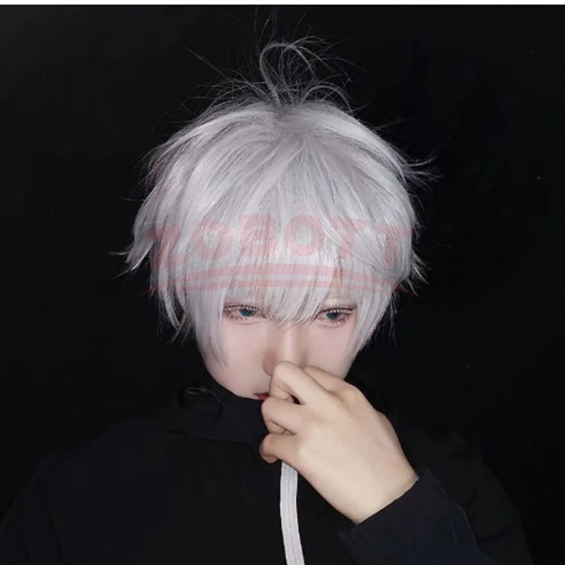 Gojo Satoru Cosplay Wig Anime  - Anime Cosplay Wig Heat Resistant 评论和价格