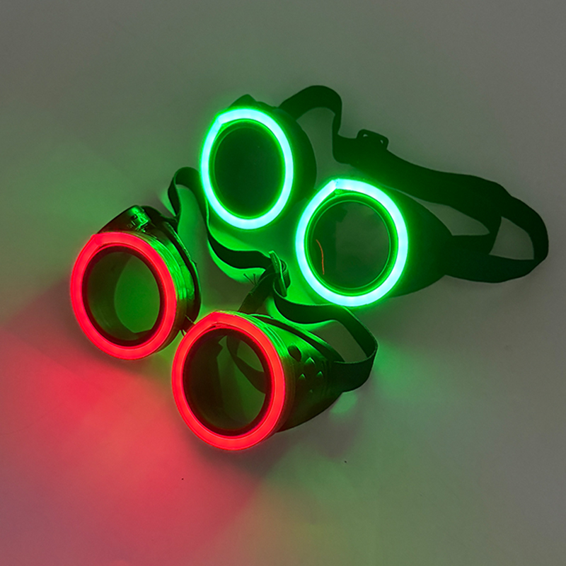New arrive Round Shape LED Lum - Glow In The Dark Party Glasses 评论和价格