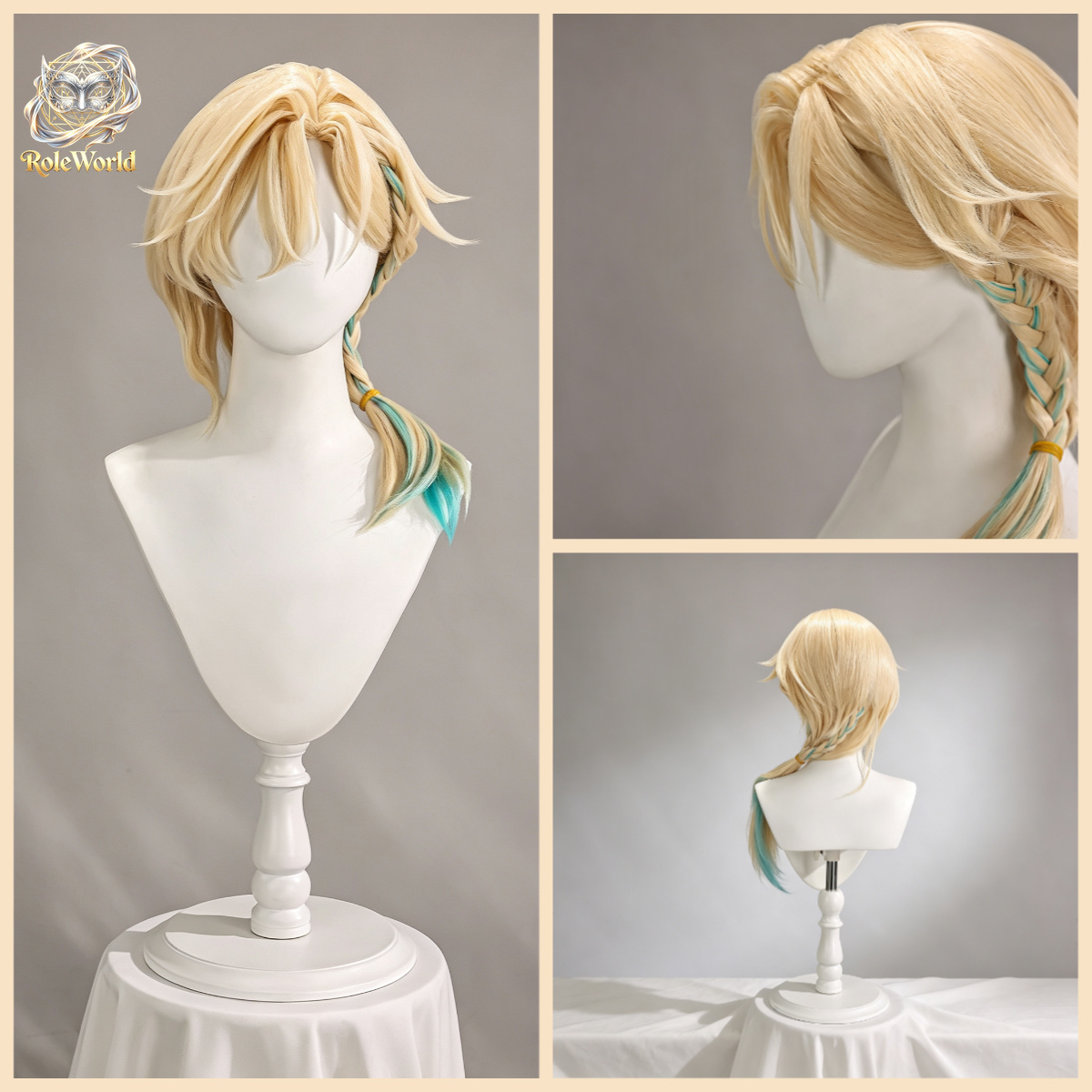 Honkai Star Rail Aventurine Wa - Anime Cosplay Wig Heat Resistant 评论和价格
