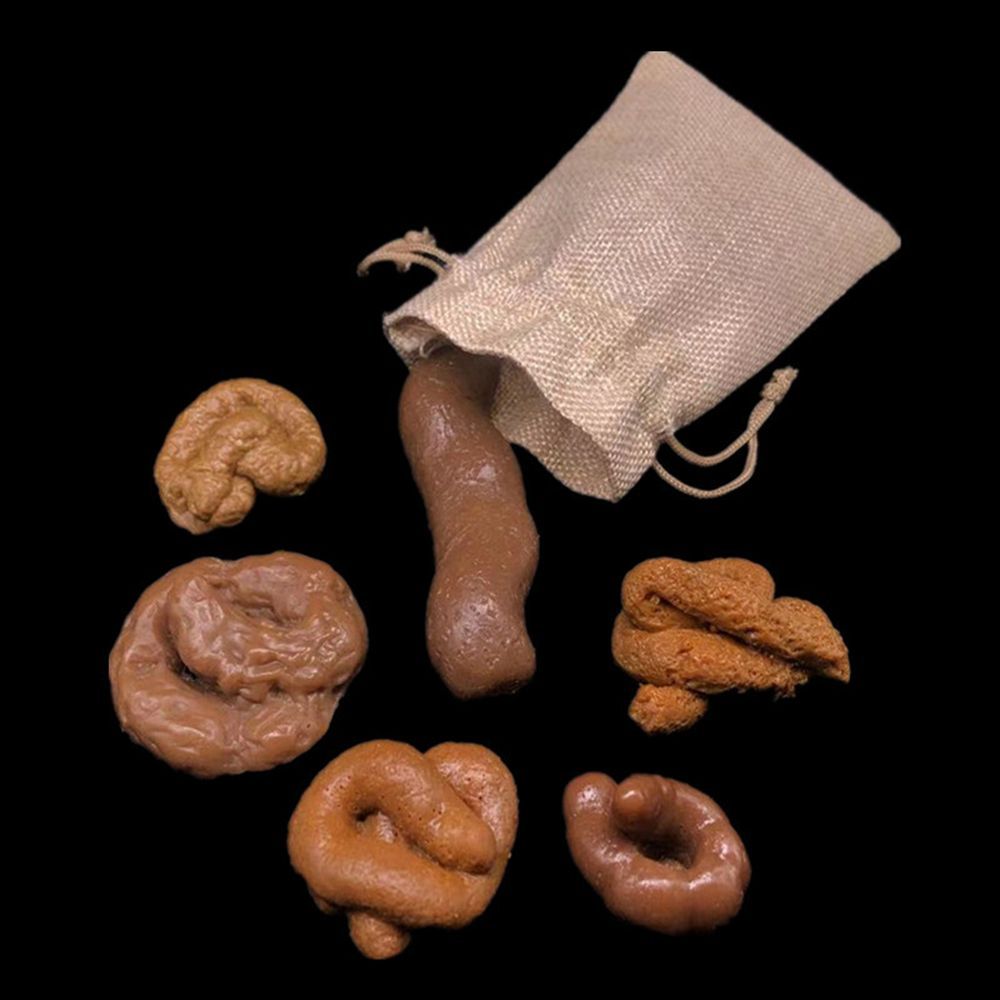 6Pcs Joke Gadget Squish Fool's - Fake Poop Gag Gift 评论和价格