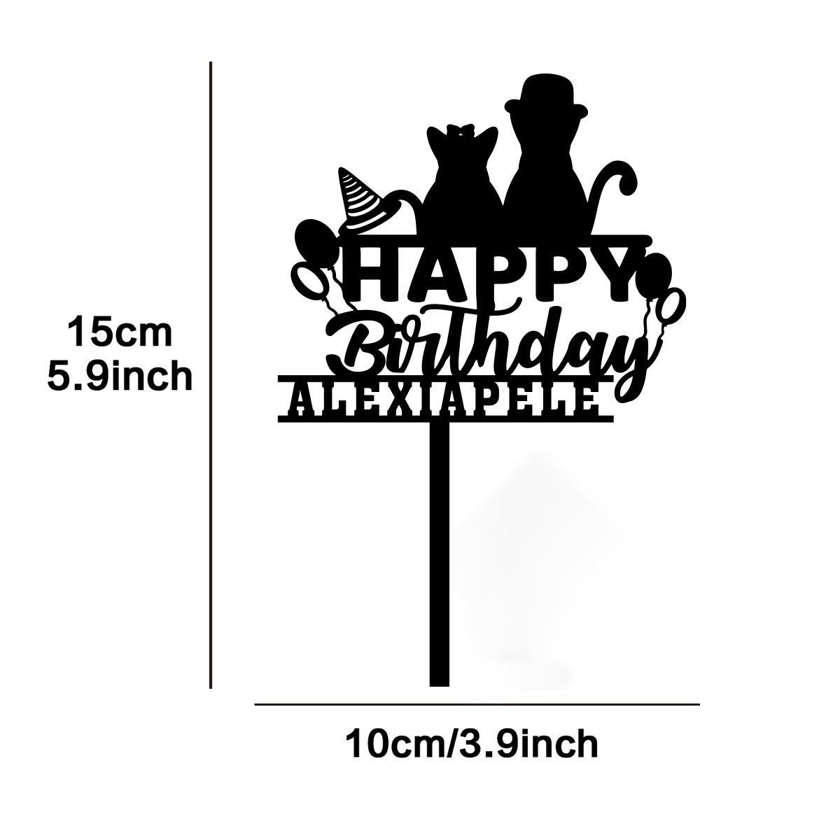 1PC Diy Birthday wishes full o - Party Supplies 评论和价格