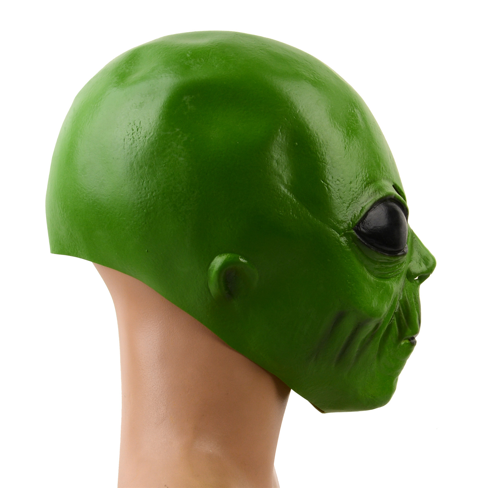 1pc Realistic Latex Green Alie - Latex Alien Mask Realistic 评论和价格