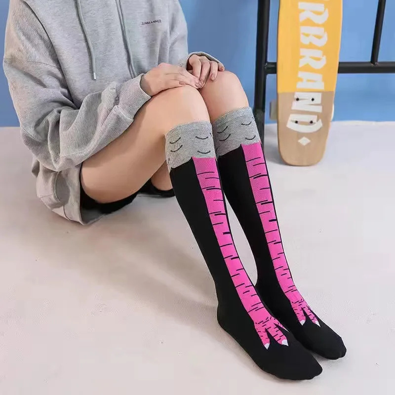 1/2/3Pcs Funny Chicken Paw Sto - Funny Chicken Leg Socks 评论和价格