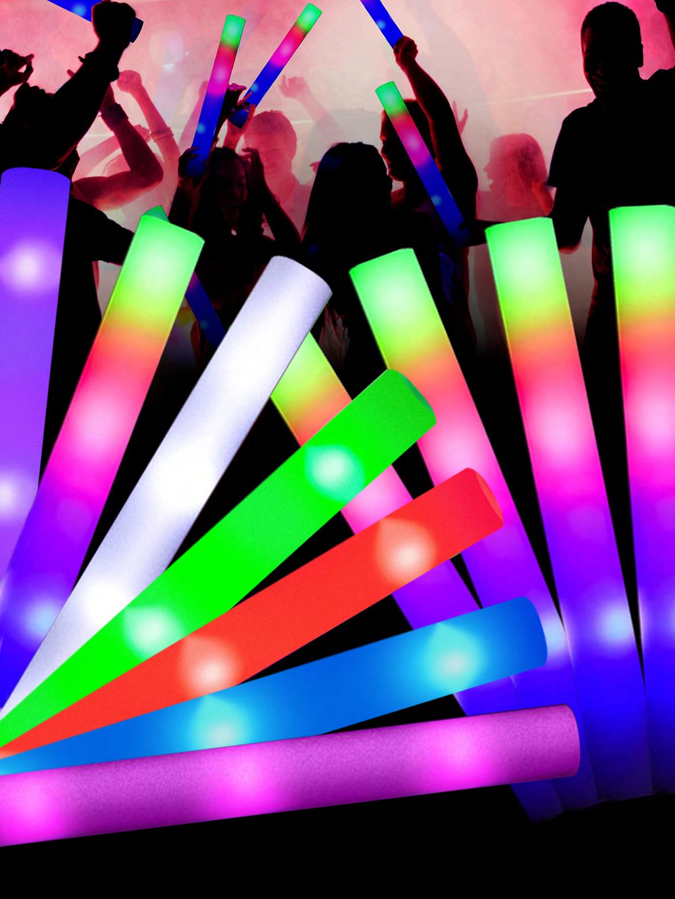 20/30pcs LED Foam Glow Sticks  - Flashing Led Foam Sticks Party 评论和价格