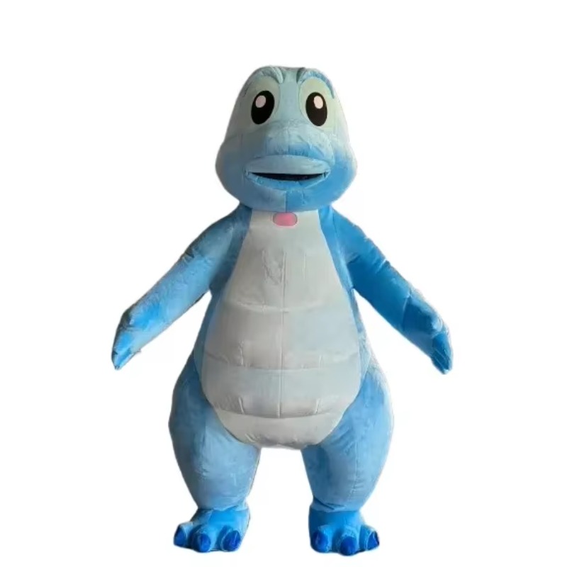 2m/2.6m Inflatable Blue Dragon - Inflatable Dinosaur Costume Adult 评论和价格