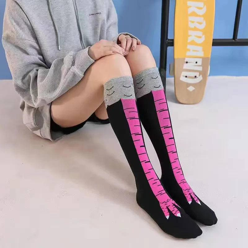 Funny Chicken Paw Stocking Ove - Funny Chicken Leg Socks 评论和价格