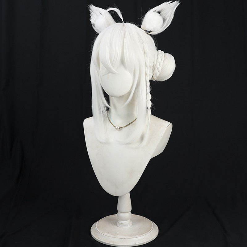 Shirakami Fubuki Cosplay Wig V - Anime Cosplay Wig Heat Resistant 评论和价格