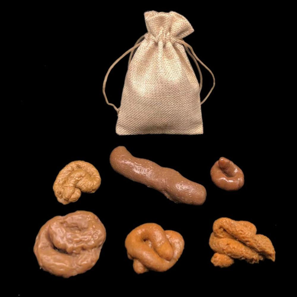 6Pcs Joke Tricky Toys Gadget S - Fake Poop Gag Gift 评论和价格