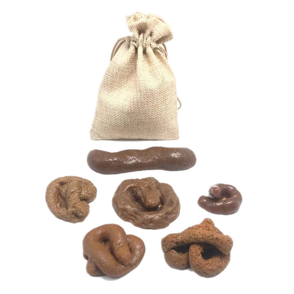 6Pcs Joke Tricky Toys Gadget S - Fake Poop Gag Gift 评论和价格