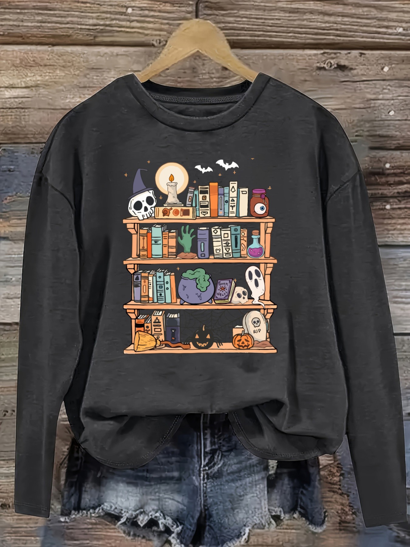 Women's Casual Long Sleeve Cre - Costumes 评论和价格