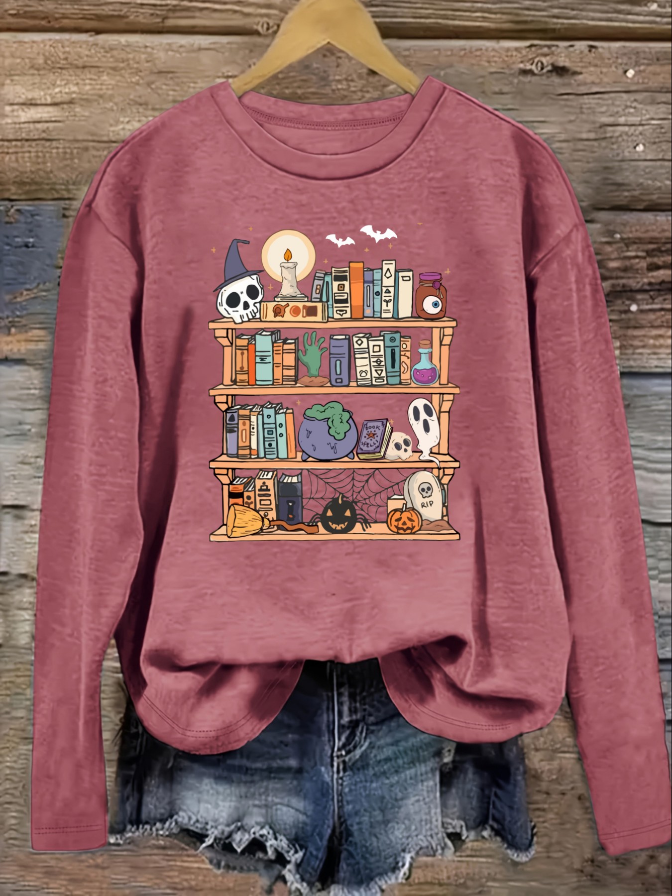 Women's Casual Long Sleeve Cre - Costumes 评论和价格