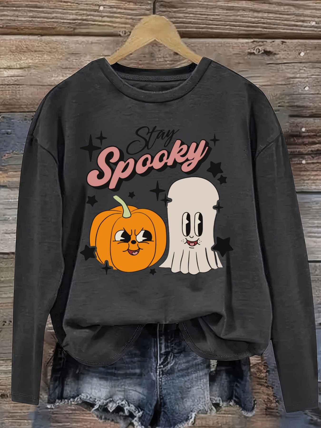 Women's Casual Long Sleeve Cre - Costumes 评论和价格