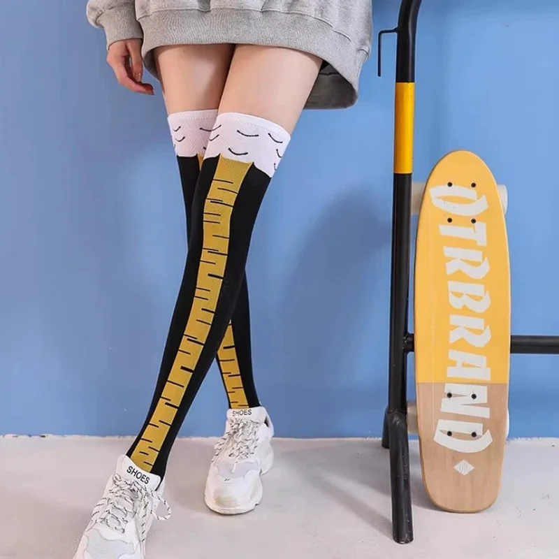 1/2pairs Chicken Paws Feet Lon - Funny Chicken Leg Socks 评论和价格