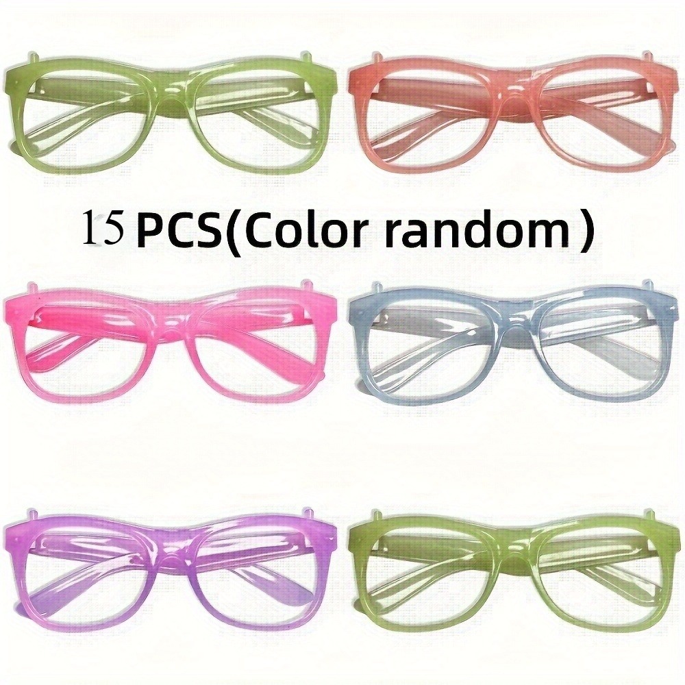 5/12pcs UV Glow in The Dark Gl - Glow In The Dark Party Glasses 评论和价格