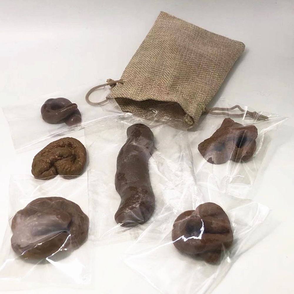6Pcs Joke Tricky  Antistress G - Fake Poop Gag Gift 评论和价格