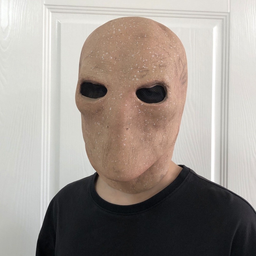 Faceless Man Halloween Slender - Latex Alien Mask Realistic 评论和价格