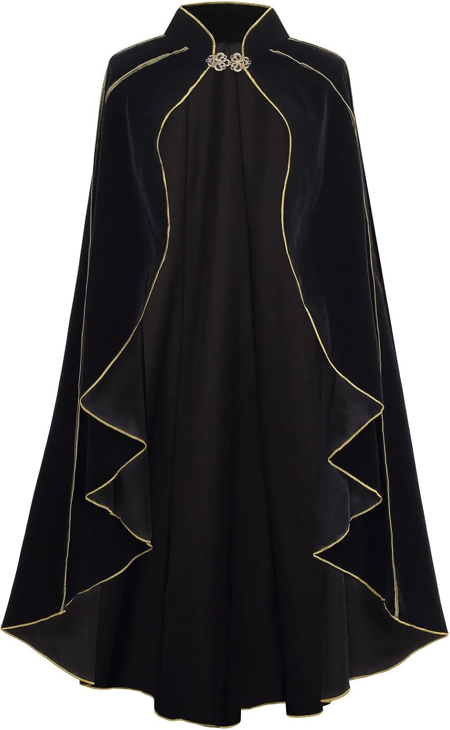 Gold Trimmed Medieval Plush Cl - Medieval Renaissance Dress Women 评论和价格