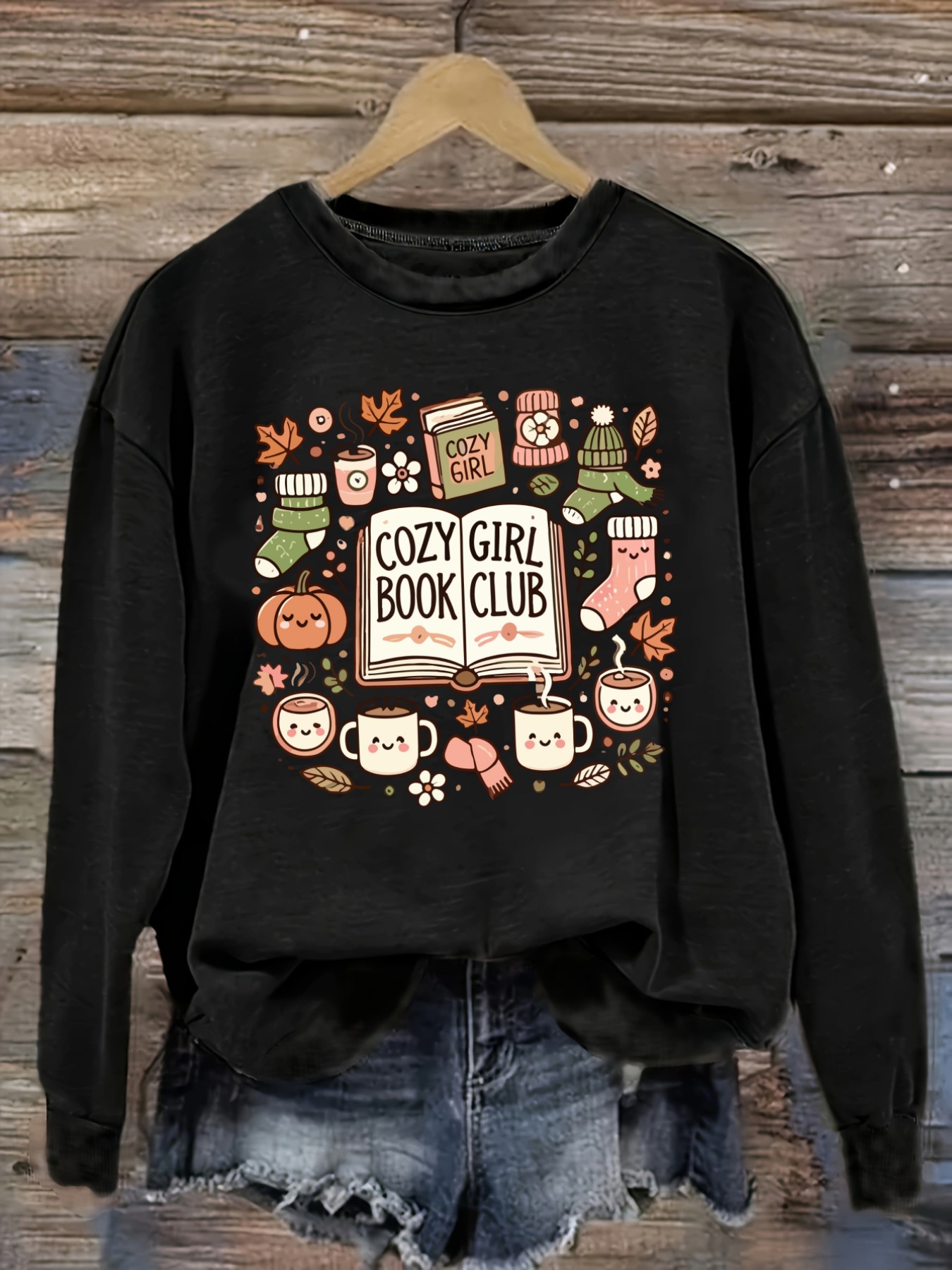 Women's Casual Long Sleeve Cre - Costumes 评论和价格