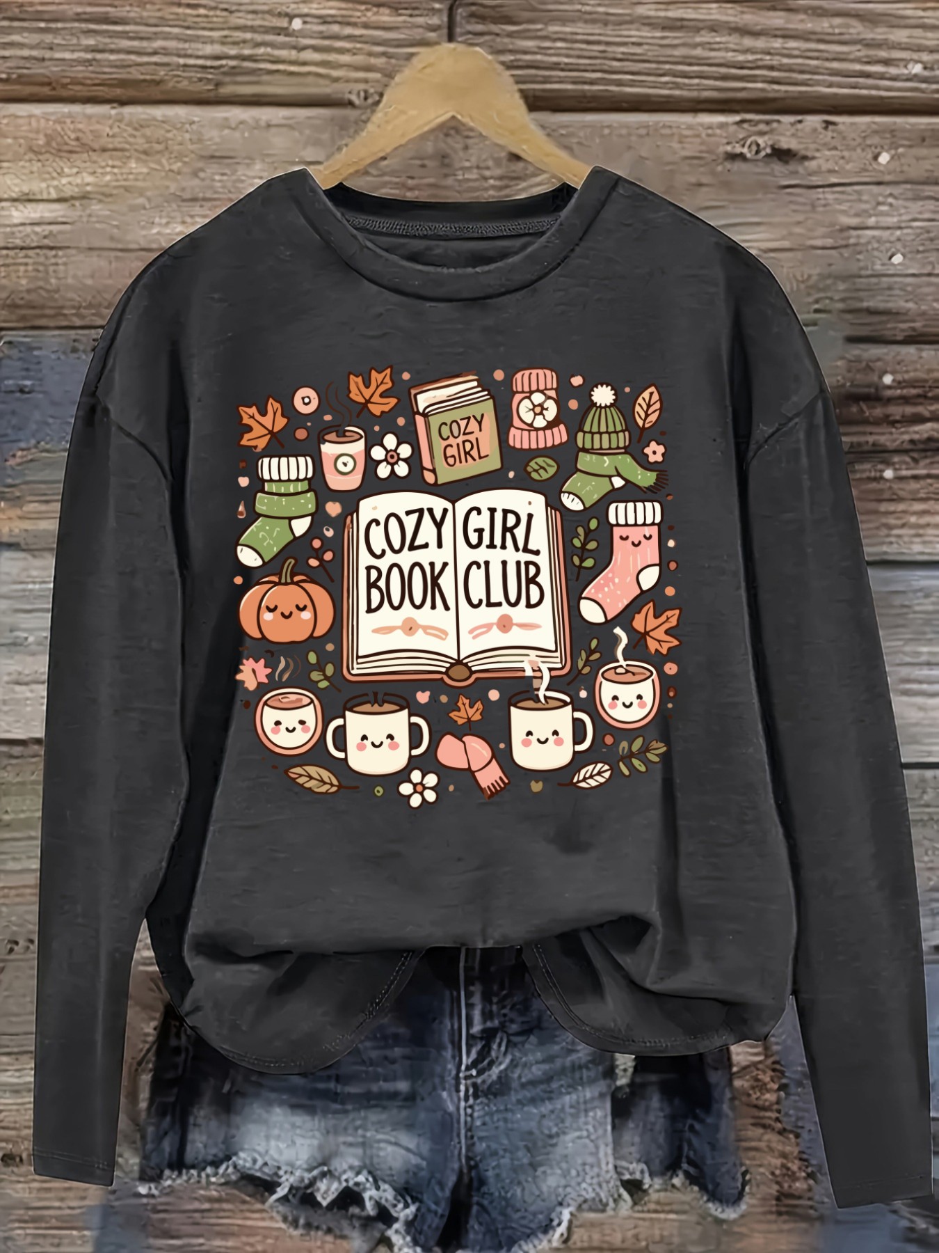Women's Casual Long Sleeve Cre - Costumes 评论和价格