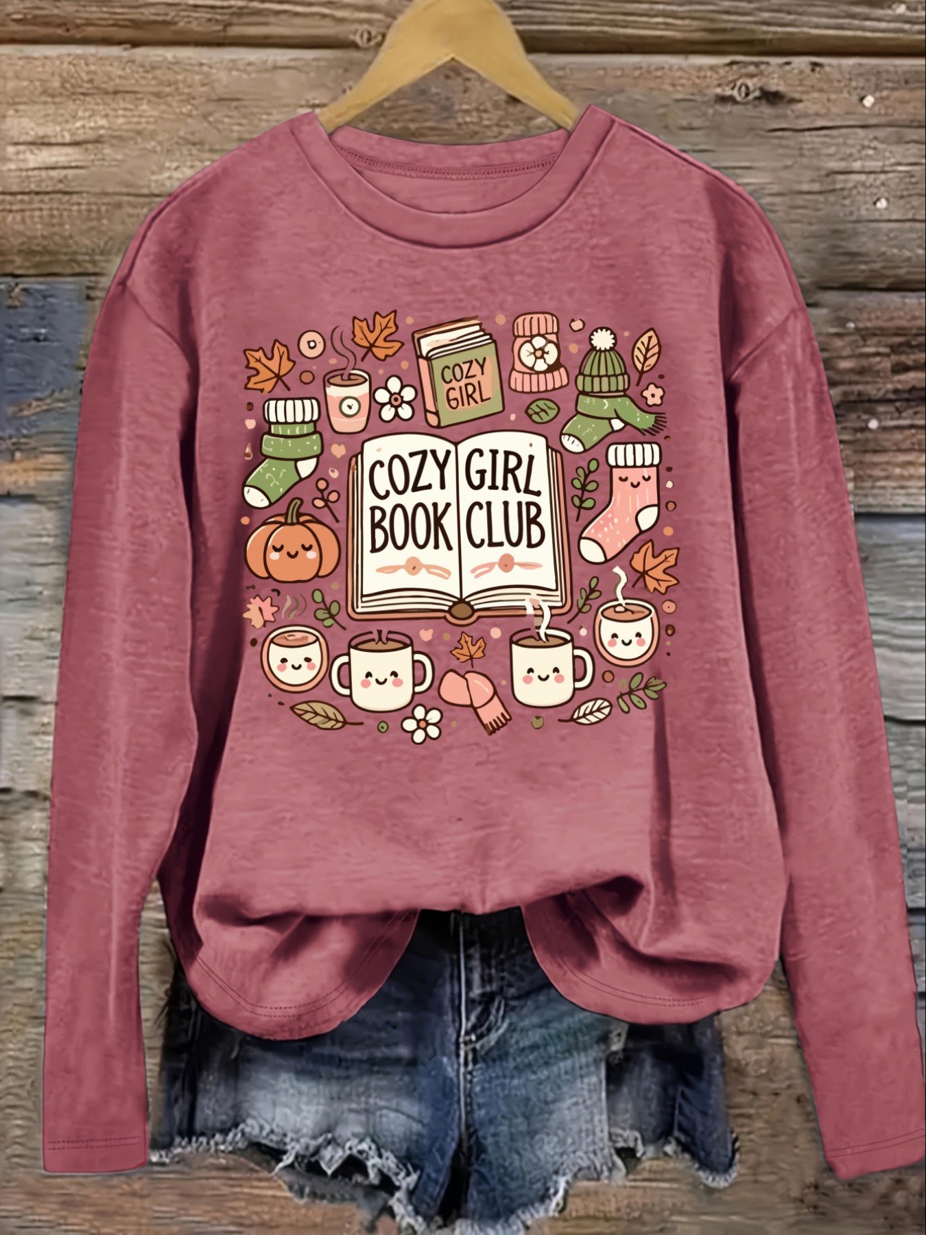 Women's Casual Long Sleeve Cre - Costumes 评论和价格