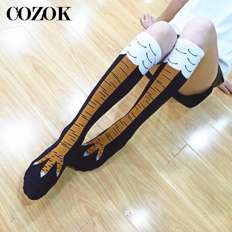 High Quality Womens Crazy Funn - Funny Chicken Leg Socks 评论和价格
