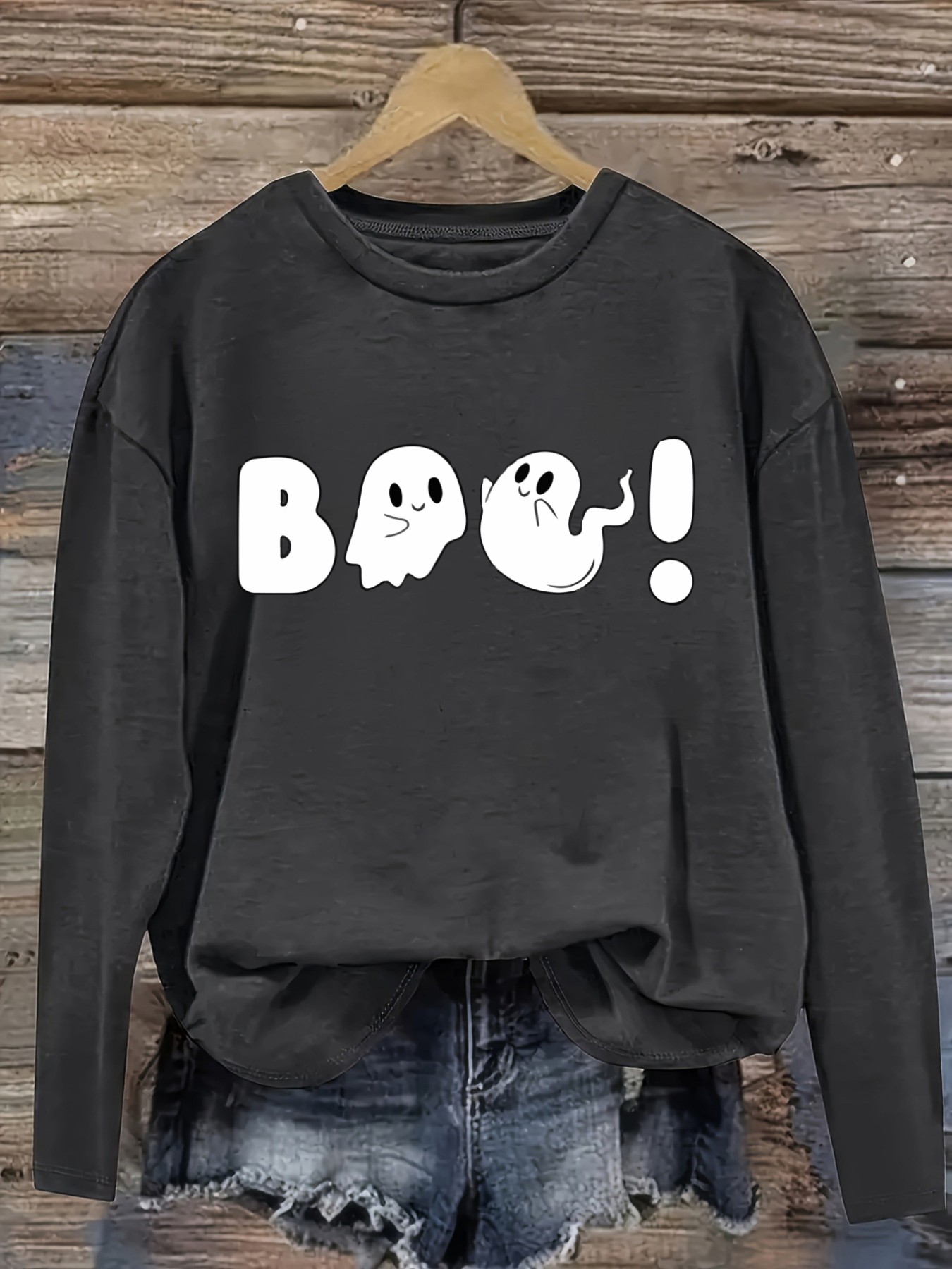 Women's Casual Long Sleeve Cre - Costumes 评论和价格
